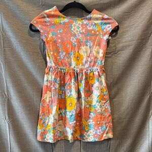 Carter's Floral Casual Dress - Orange, Yellow, Blue